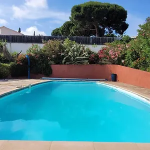 Villa Palm' Issambres 6-7 Personnes, Clim, Avec Piscine, Jardin Et Parking Prives, La Garonnette-Plage